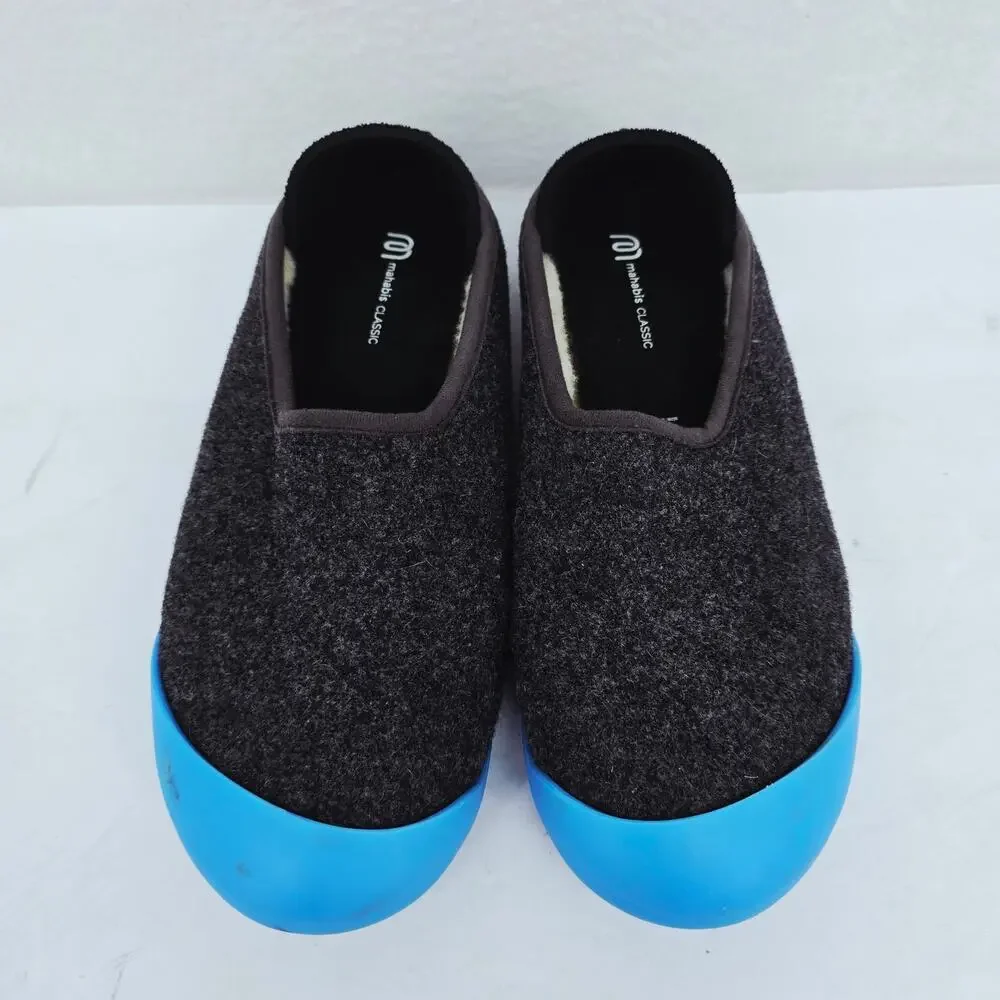 Mahabis Classic Convertible Shoes Slippers Gray Blue EU 39